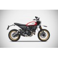 ZARD Low Mounted Special Edition Slip-on Exhaust for Ducati Scrambler Desert Sled ZARD Low Mounted Special Edition Slip-on Exhaust for Ducati Scrambler Desert Sled